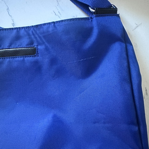 Women’s Baggallini Mosey The Lift Blue Nylon Crossbody Travel Bag Purse - Picture 3 of 6